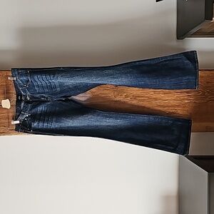 NWOT Rock & Republic Kiedis Med Blue Wash Jeans 33 wide leg vintage